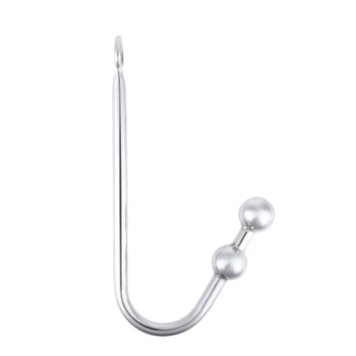 Stainless Pleasurable Steel Hook 4417 Anal Balls Two 0610